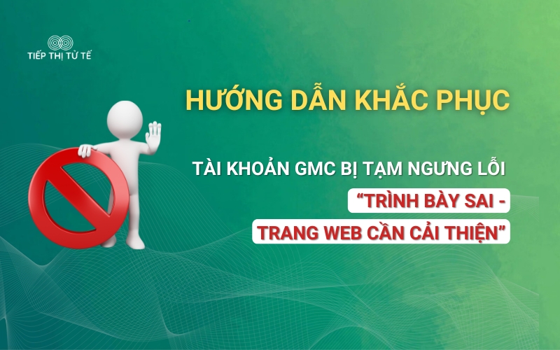 khắc phục lỗi trình bày sai trang web cần cải thiện