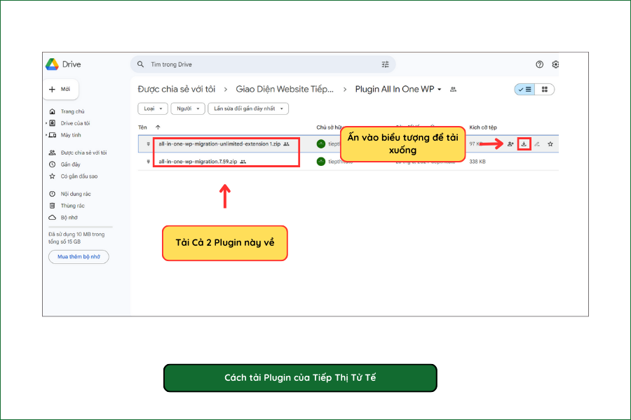 Cách tải Plug-in của Tiếp Thị Tử Tế