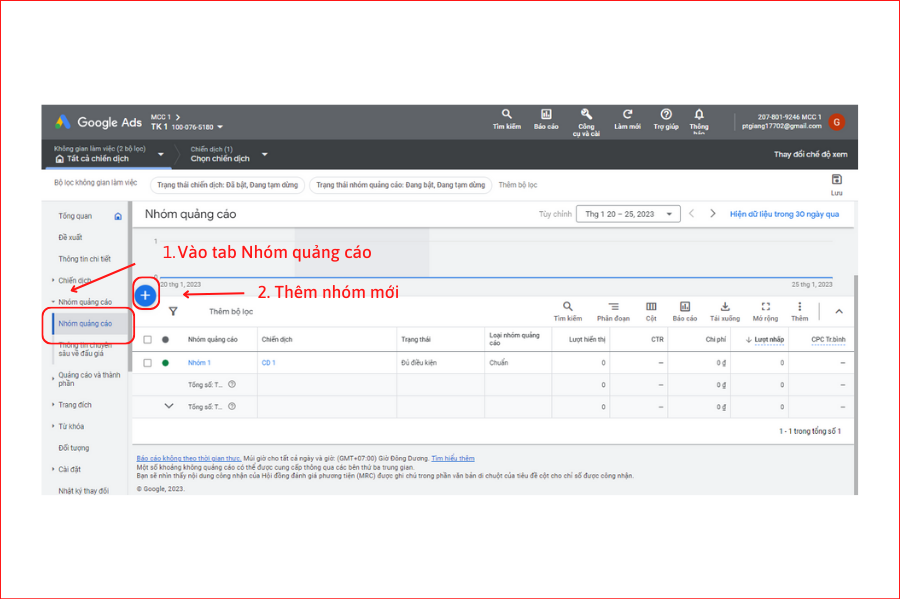 Thực hành tạo quảng cáo tìm kiếm Google Ads 
