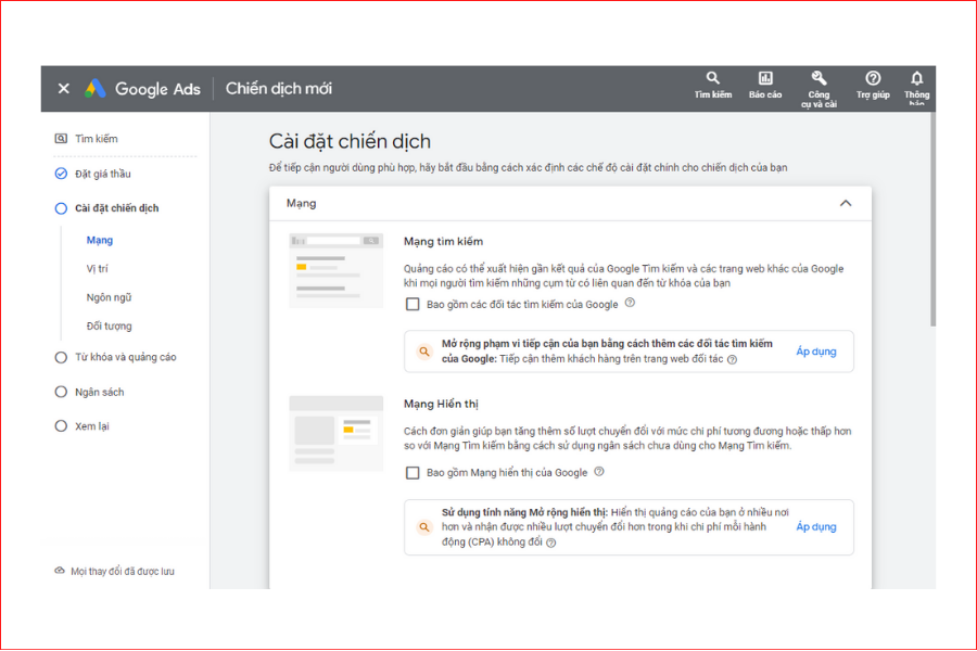 Thực hành tạo quảng cáo tìm kiếm Google Ads 