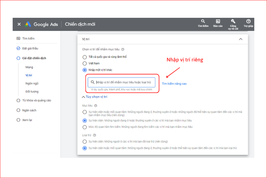 Thực hành tạo quảng cáo tìm kiếm Google Ads 