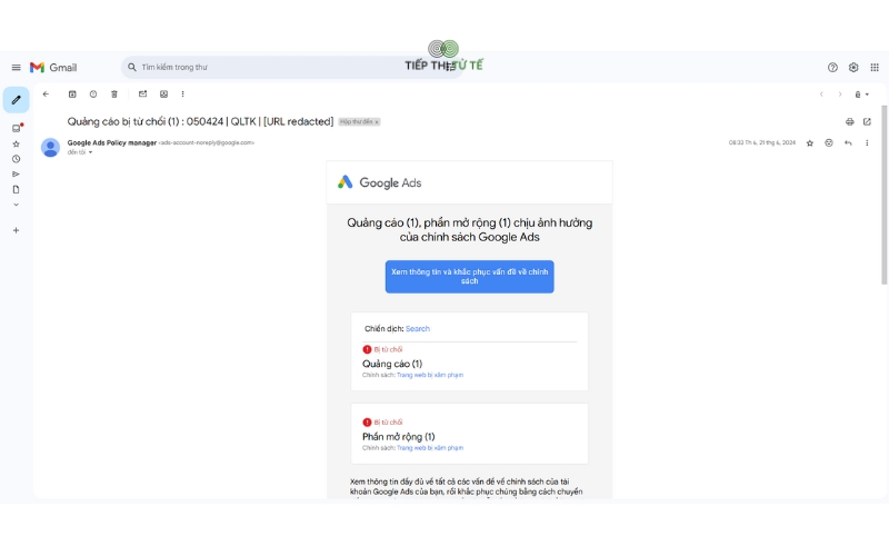lỗi trang web bị xâm phạm