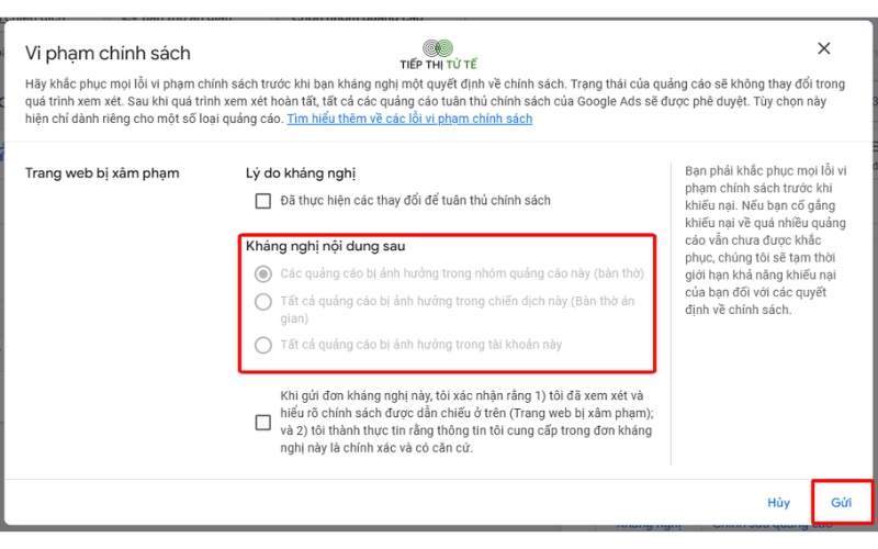 lỗi trang web bị xâm phạm